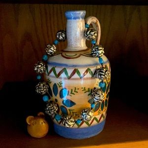 Silver Necklace / choker style